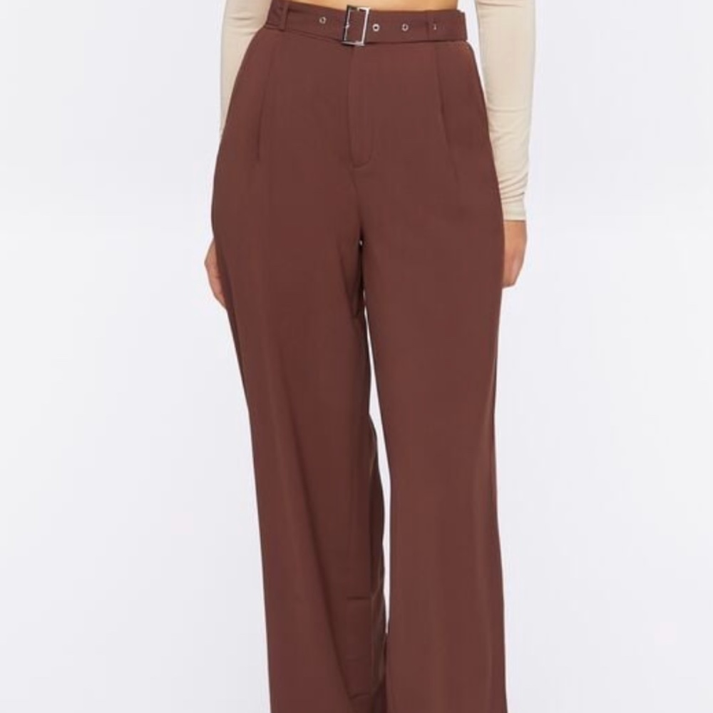 Wide leg trousers